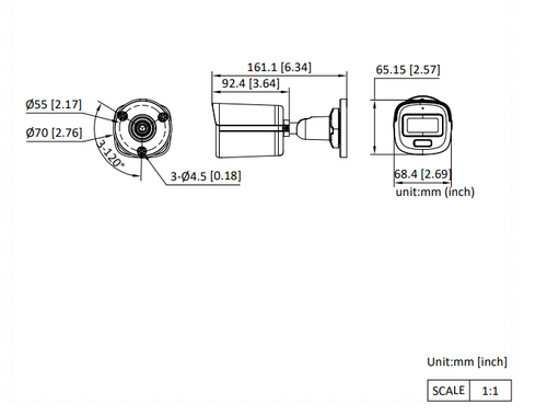 DS-2CE10DF3T-LFS 3.6MM