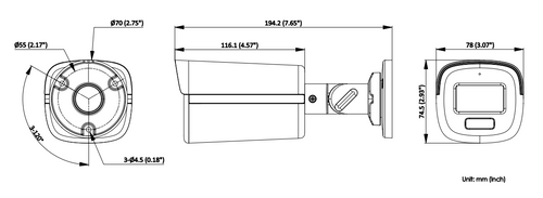 DS-2CE12DF0T-LFS 2.8MM